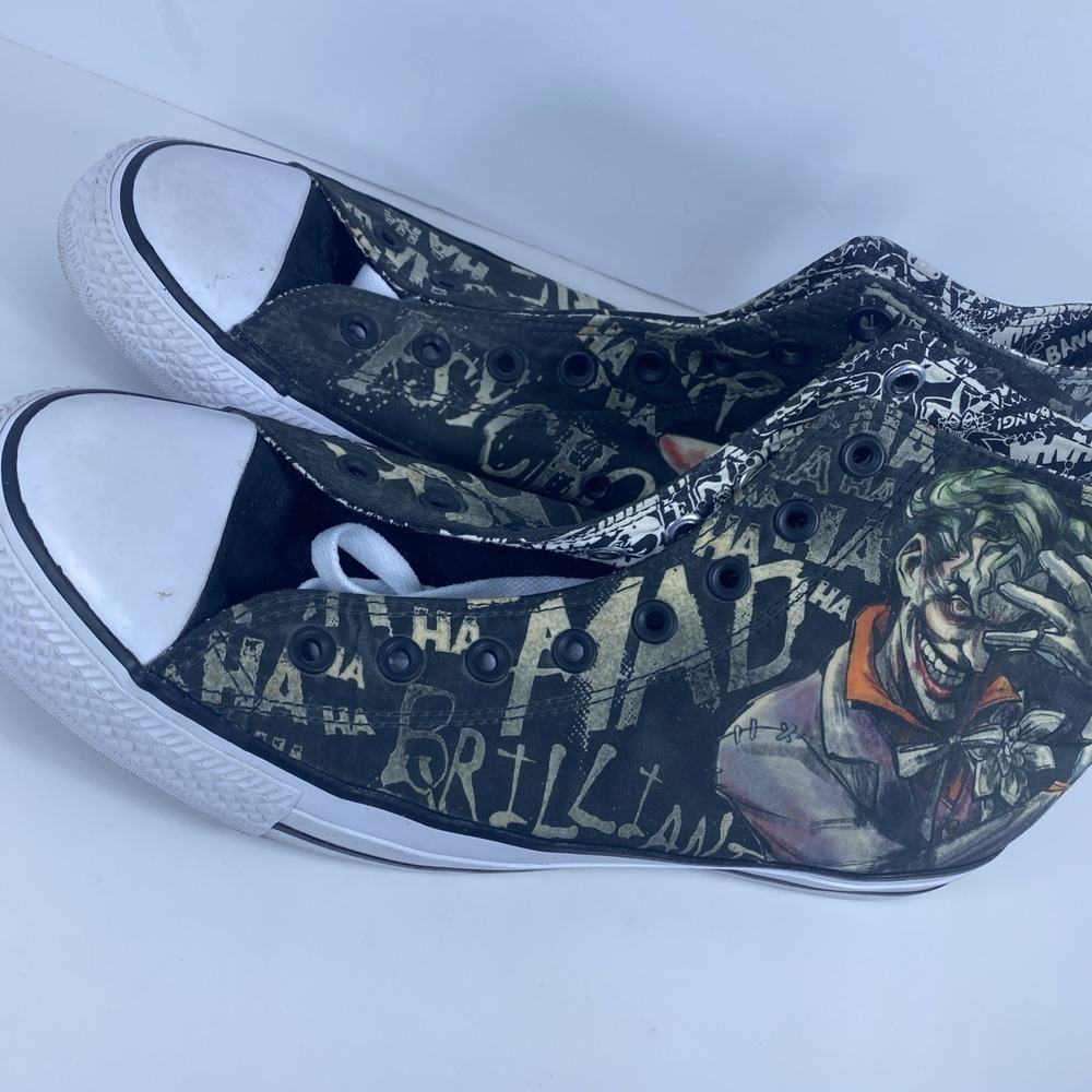 Converse Chuck Taylor All Star High The Joker Laugh 154789C Mens sz11 DC Comic.